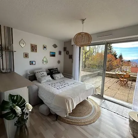 Studio Cabine Terrasse/wifi/parking Фон-Ромё